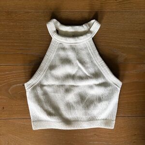 White Aerie Ribbed Crop Top